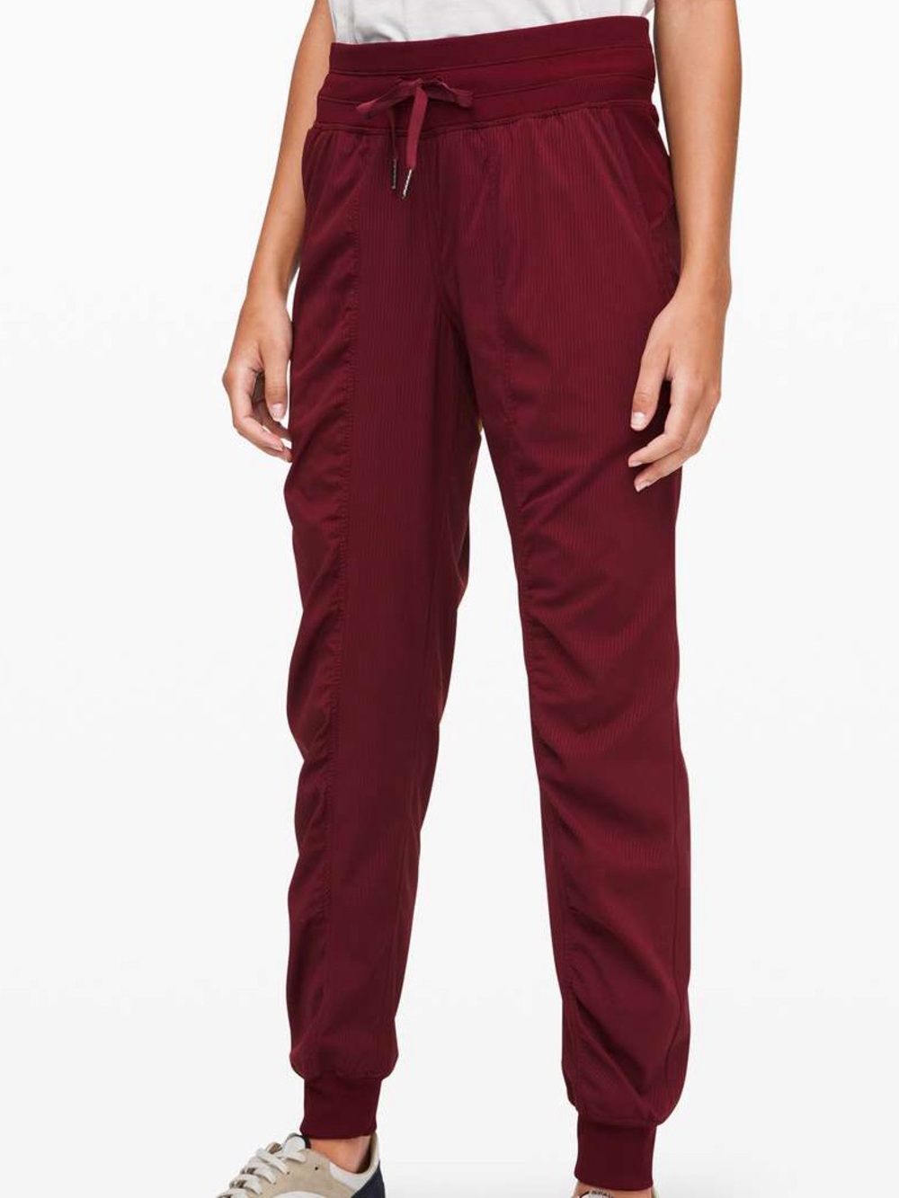 Lululemon Women's Dance Studio Jogger Pants Full Length- Burgundy